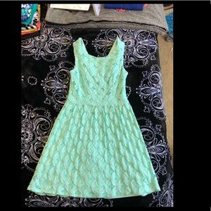 Light Blue Flower Dress